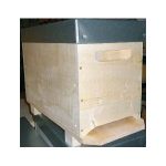 Ruchette Dadant 6 cadres montée et cirée, plateau, corps, couvre-cadres et toit 105 cm, hors cadres