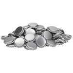 Capsule de bière ARGENT 26MM (100 PIÈCES)