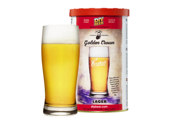 THOMAS COOPERS SERIES " GOLDEN CROWN LAGER "