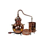 ALAMBIC CLASSIC SOUDE 30 LITRES (Alcoomètre, Thermomètre, Grille et Réchaud à Gaz)