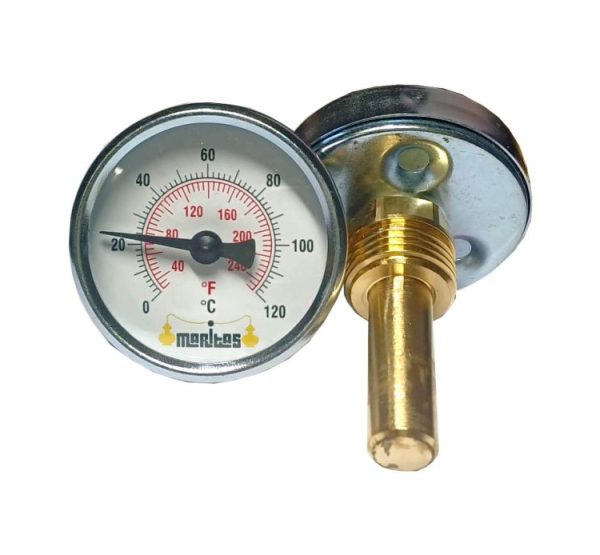 THERMOMÈTRE pour ALAMBIC 0-120º avec fixation (Moyen)