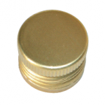 Bouchon à vis en aluminium avec verseur couleur or