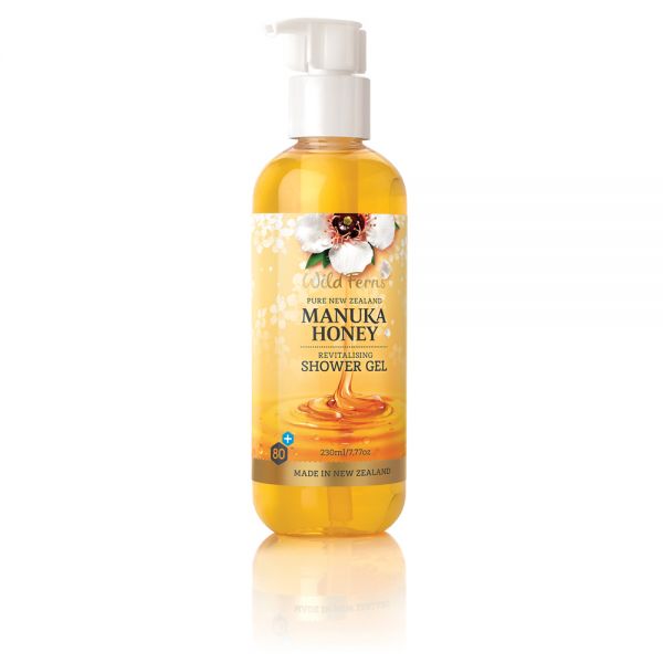 Gel douche revitalisant au miel de Manuka 230ml - Wild Ferns