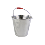 Seau inox avec anse - 10 L