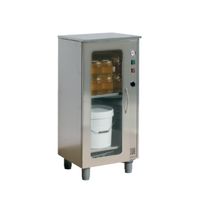Armoire chauffante pour 72 pots de miel de 1 kg