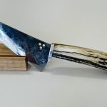 BANIAN NC : Couteau 8 : Manche corne de cerf - lame - 11 cm