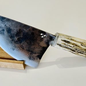 BANIAN NC : Couteau 9 : Manche corne de cerf - lame - 13 cm