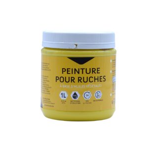 Peinture ruche jaune 1L (base huile végétale)