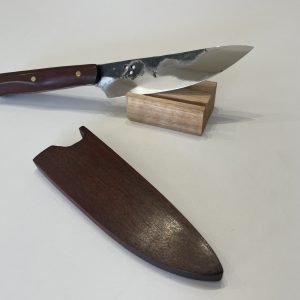 BANIAN NC : Couteau 20 : Manche et fourreau en bois d'Amarante - 14,5 cm