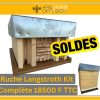 RUCHE LANGSTROTH COMPLÈTE en kit (corps et hausse) Cadres en Kit PROMO