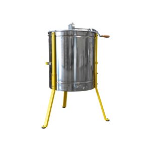 Extracteur de miel manuel ICKO Prime radiaire 9 cadres de hausse Dadant Tangentiel 3 cadres de corps Dadant, 3 Langstroth
