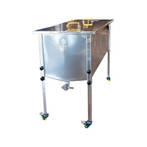 Bac à désoperculer en inox pour cadres Dadant et Langstroth - 1270 x 560 x 500 mm - ICKO